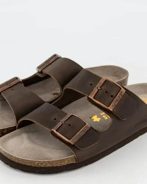 Genuins Hawaii BROWN Nubuck Sandal size Uk7 (US L9 M7)