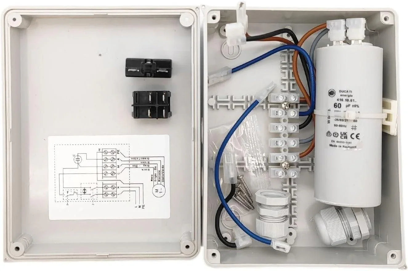 C-box Starter Set 1.5KW 50uF for 220V Mono Submersible Pump