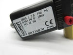 Burkert 6014 solenoid valve, 24V DC, FKM seal, 10bar pressure, CE certified, Made in Germany