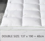 1000GSM Bamboo Mattress Topper Pillowtop Thick Fully Fitted Double