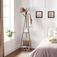 SONGMICS Vasagle Rustic Coat Rack Vintage Shelves 179cm Black