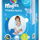 Magics Pyjama Pants Size Medium 8-15 Yrs 17-30kg Bedwetting Dry Nites Pack of 12