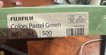 Fujifilm Colors Pastel Green A4 paper, 80gsm, 500 sheets, made in France