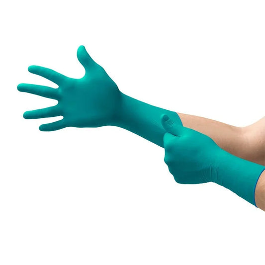 Microflex 93-260 Chemical Protection Gloves, XL, Green Box of 50