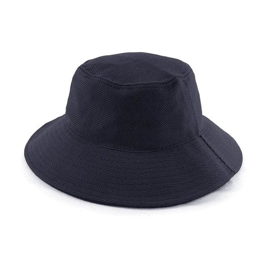 PQ Mesh Bucket Hat Navy Small/Medium (56cm) Warm Hat good for Winter (AH631)