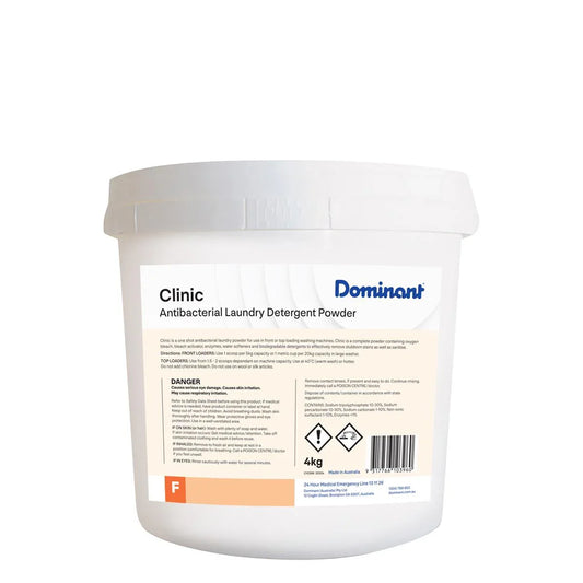 Dominant - Clinic Antibacterial Laundry Powder 4kg - Australian Made