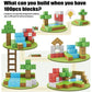 63Pcs Big Magnetic Building Blocks Children Kids Educational Toy Gifts AU Jungle