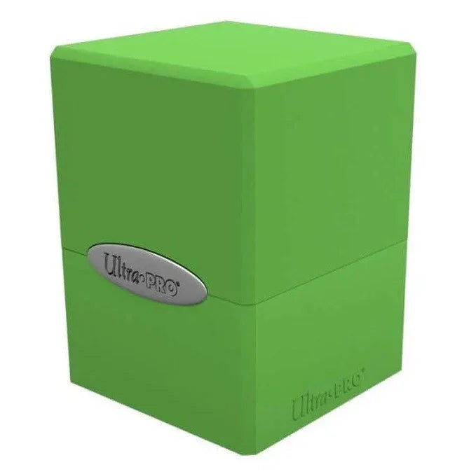 Ultra PRO Satin Cube Deck Box Card Storage Case 100+ Standard Lime Green