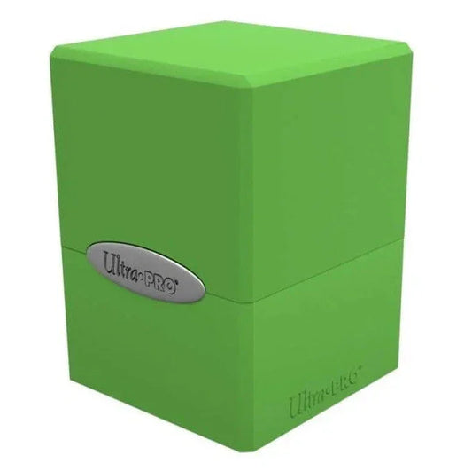 Ultra PRO Satin Cube Deck Box Card Storage Case 100+ Standard Lime Green