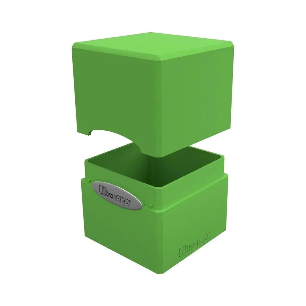 Ultra PRO Satin Cube Deck Box Card Storage Case 100+ Standard Lime Green