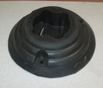Black rubber tractor part with central opening and mounting holes, compatible with AGCO and EATON equipment