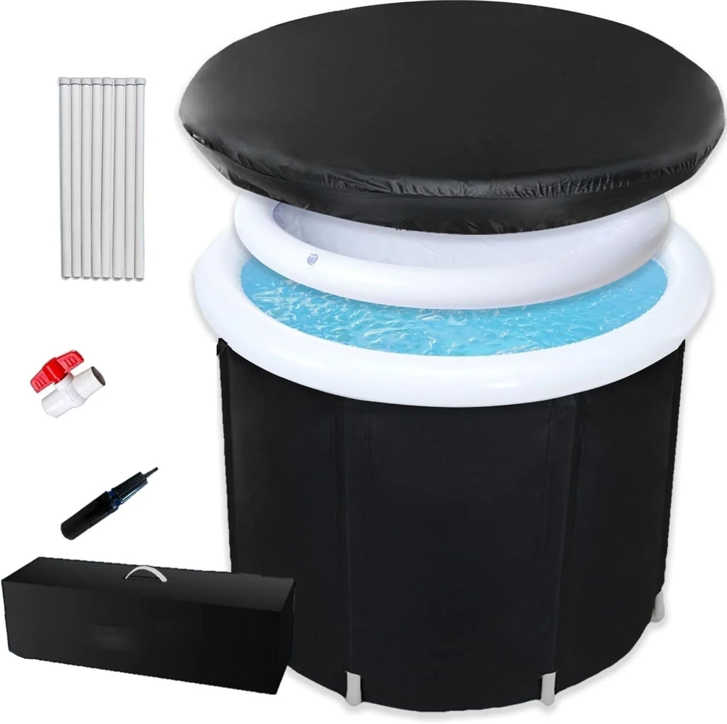 Ice Bath Tub for Athletes, Multiple Layered Portable Ice Bathtub Plunge for Cold