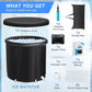 Ice Bath Tub for Athletes, Multiple Layered Portable Ice Bathtub Plunge for Cold