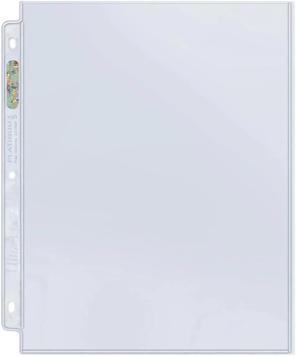 100x Ultra Pro 8x10 Photo Sleeves 1 Pocket Platinum Pages Comic Print Protectors