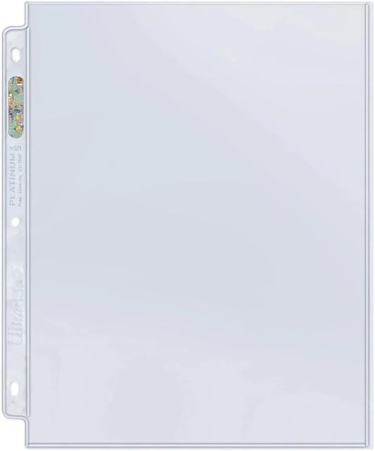 100x Ultra Pro 8x10 Photo Sleeves 1 Pocket Platinum Pages Comic Print Protectors