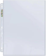 Clear plastic binder sleeve with 3-hole punch, labeled Platinum 5, for document protection and organization.