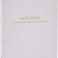 KJV Holy Bible New Testament Psalms Proverbs Compact Mini Travel Size White