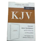 KJV Holy Bible New Testament Psalms Proverbs Compact Mini Travel Size White