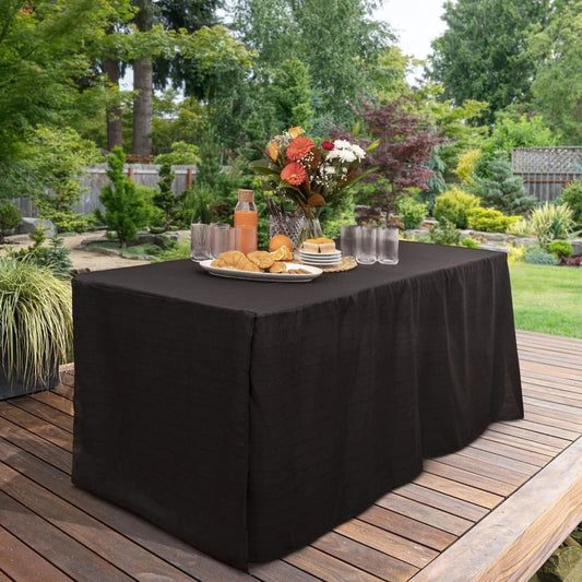 Marquee Waterproof Furniture Cover Patio Trestle Tablecloth 1830x760x740mm Black