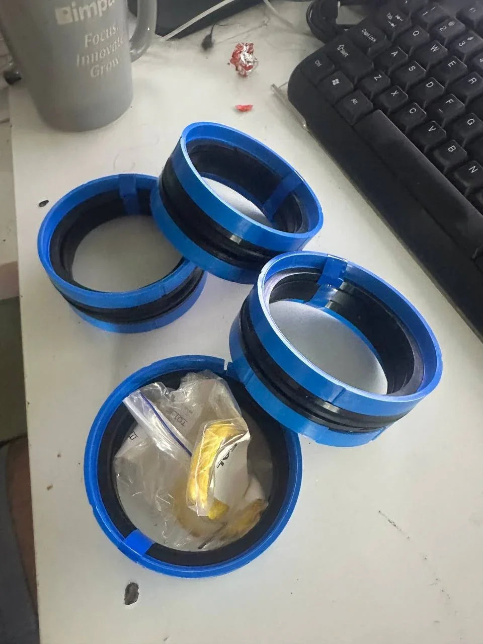 4x SEAL INNOVATIONS  DAI350/1DAS 3-1/2X2.85X.775 DA SEAL SLIP ON