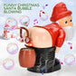 2026 Funny Santa Bubble Blowing Machine,Santa Claus Bubble Maker Toy OrnamenTO