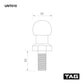 TAG Chrome Standard 50mm Towball 3500kg 3.5T Tonne Towing ADR rated