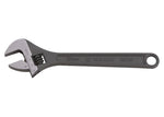 250mm adjustable wrench with metric scale, industrial tool for mechanics and repairs