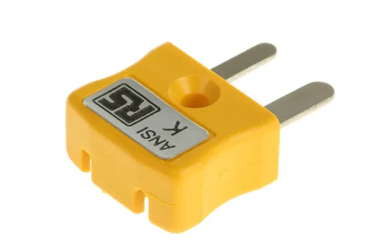 Thermocouple Connector for Use with Type K Thermocouple, ANSI, 769-1158