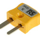 Thermocouple Connector for Use with Type K Thermocouple, ANSI, 769-1158