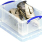 9 Litre Clear Really Useful Box
