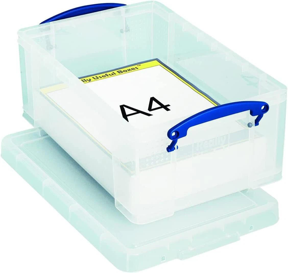 9 Litre Clear Really Useful Box