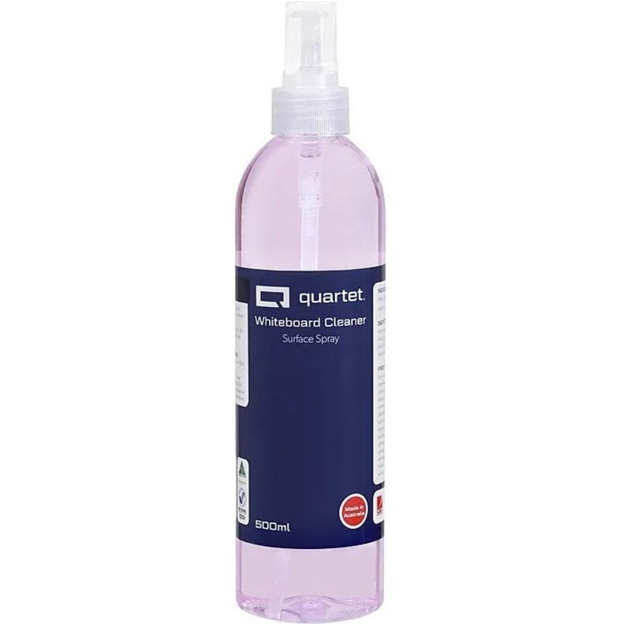 Quartet Whiteboard Cleaner Spray 500ml - Fast Drying, Streak-Free Formula