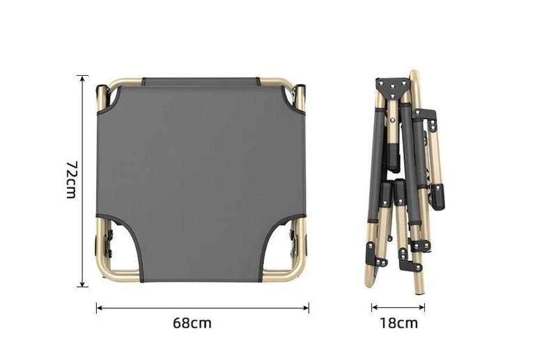 Portable folding Camping cit Bed 600d 68cm Wide Bed Single Folding Bed Camping M