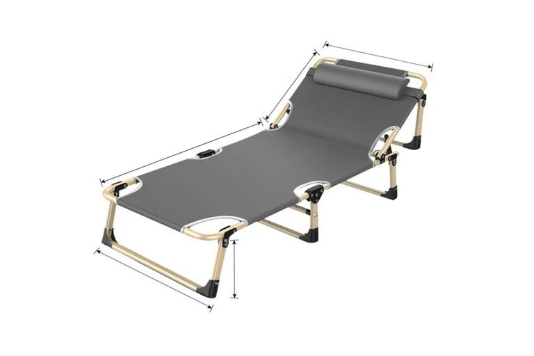 Portable folding Camping cit Bed 600d 68cm Wide Bed Single Folding Bed Camping M