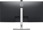 Dell monitor with sleek black design and silver stand, ideal for office setups