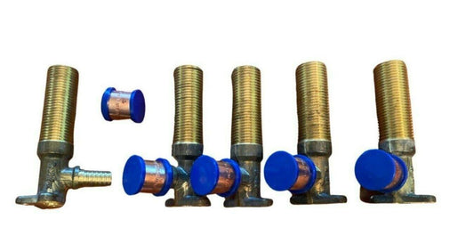 5X Tradepex EXTENDED LUGGED ELBOW - 16mmx1/2"MIx90mm CRIMP PN20 Water - Australian Empire Shop