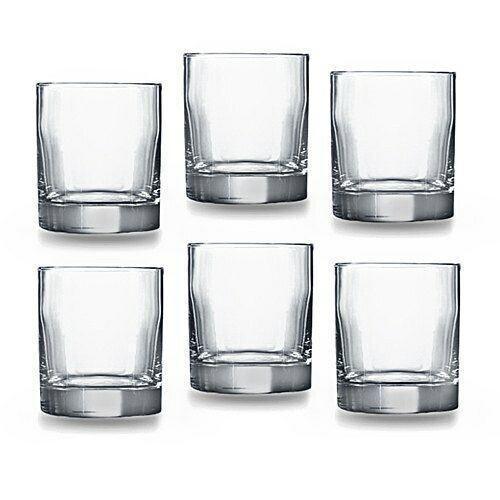 6 Piece Luminarc Recycled Tumbler Whiskey Glasses Set Drinking Glass 300ml Clear - Australian Empire Shop