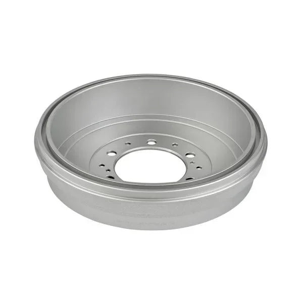 Silver metal heavy duty truck rim and wheel hub assembly