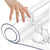 Clear PVC roll table cover with waterproof splash protection, ideal for durable tablecloth use