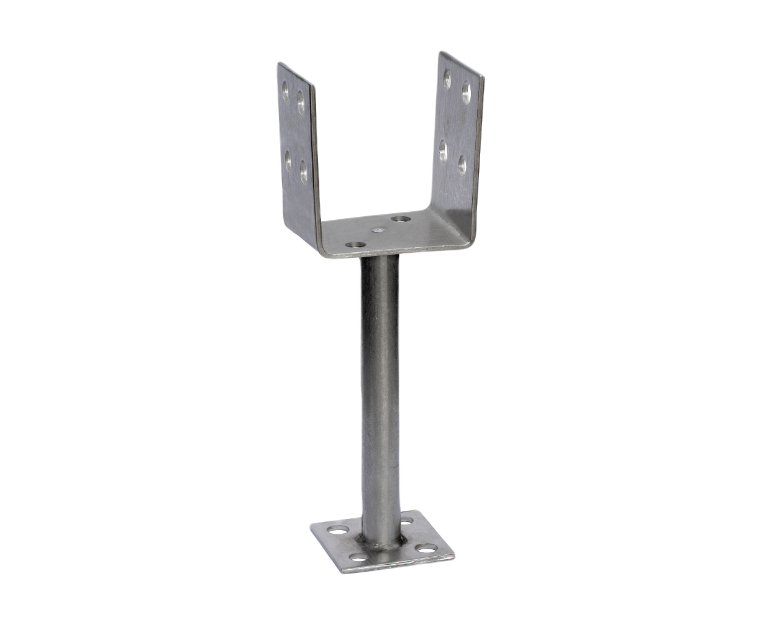 10x Post Supports 130mm Leg 90mm Post wilmaplex Stainless Steel Pop Rivet
