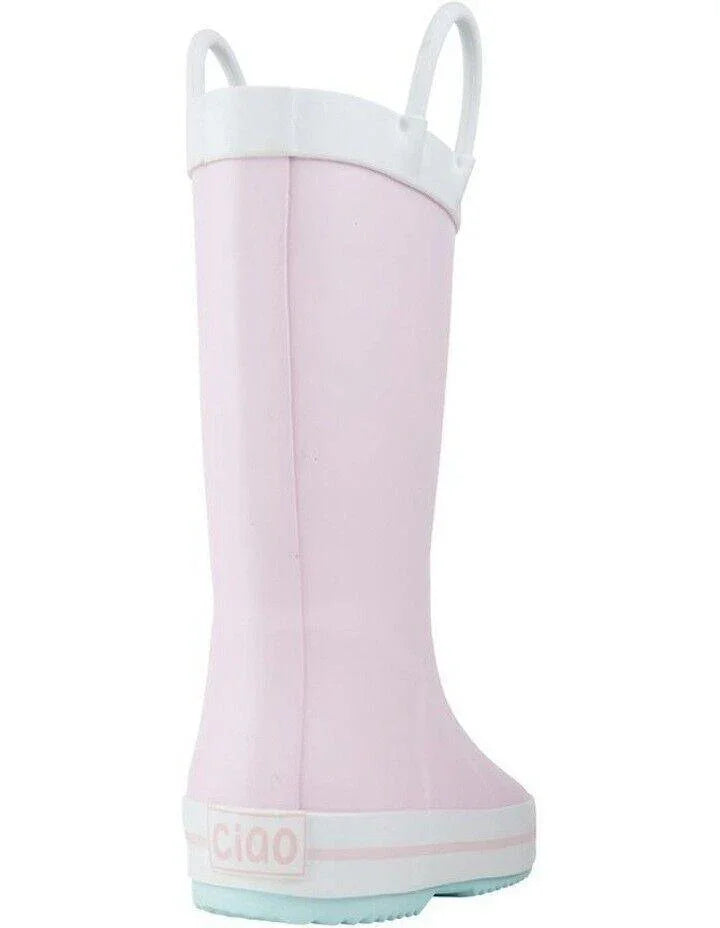 CIAO Splash Gumboots kids Boot Water resistant pink , Navy - Australian Empire Shop