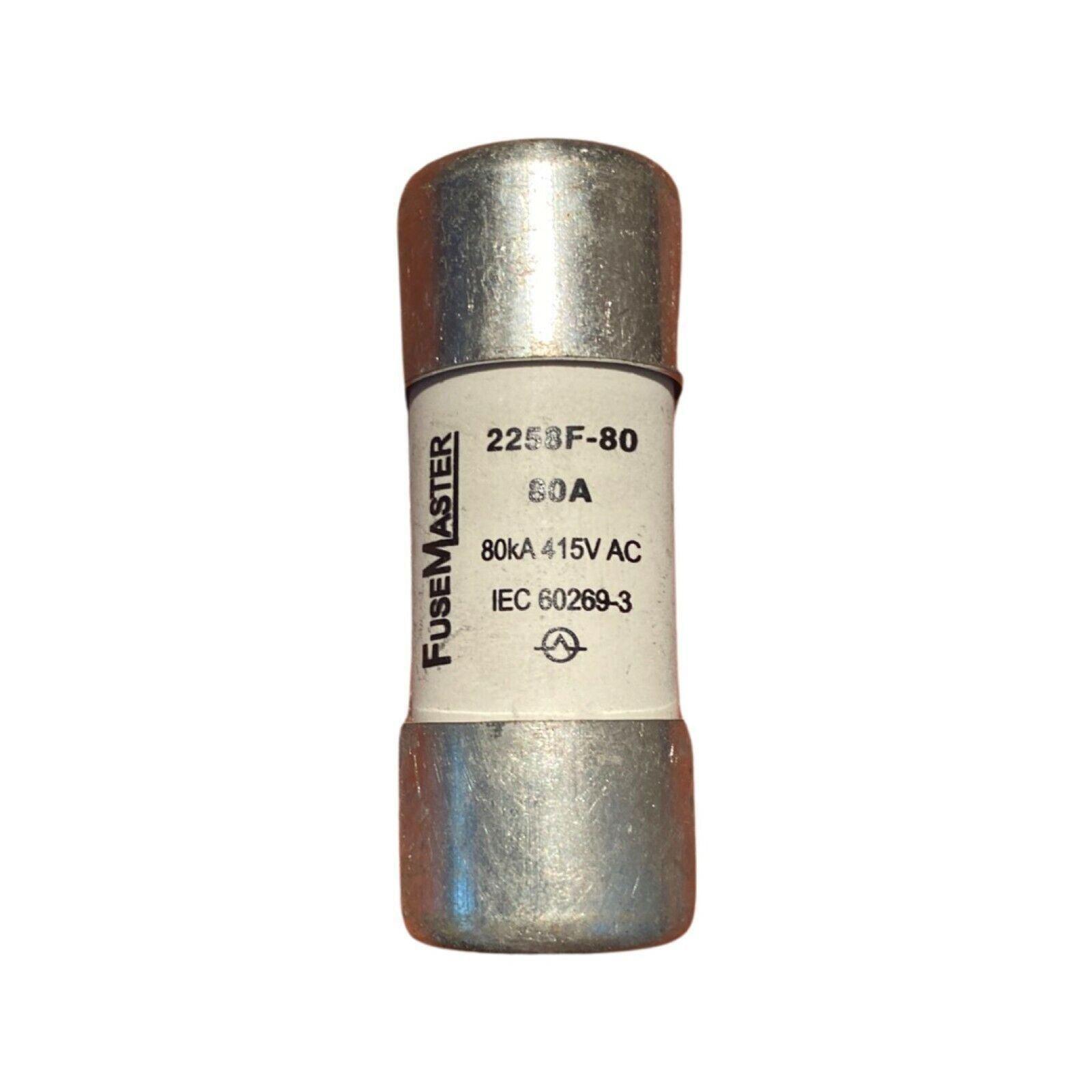 Fusemaster 80A 415 V AC Service Fuse House Mains Service Cut Out 22X85MM - Australian Empire Shop