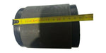Heavy-duty truck leaf spring bush beam end with measuring tape for size reference