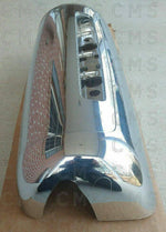 Chrome mirror back cover for International Navistar Prostar truck latch, reflective finish