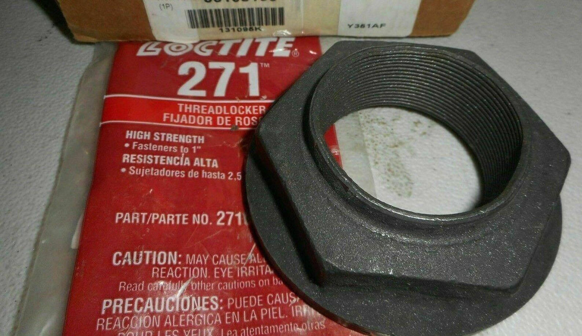 Eaton Spicer pinion nut kit for International Navistar truck, metal nut with threadlocker pack