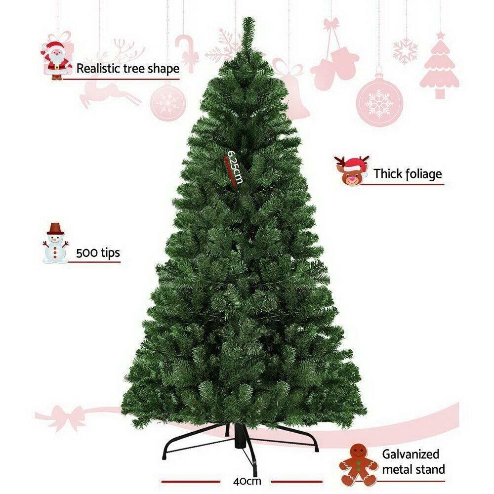 Jingle Jollys 1.8M 6FT Christmas Tree Xmas Decoration Home Decor 500 Tips Green - Australian Empire Shop