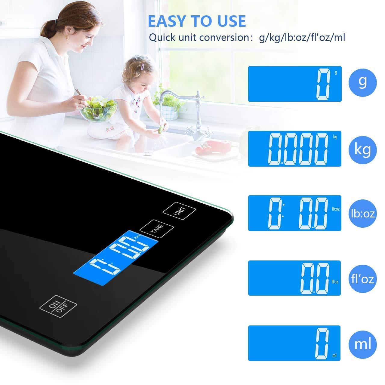 Kitchen Scale Weight 10KG/1g Cooking Food Electronic Digital LCD Stainless - Australian Empire Shop