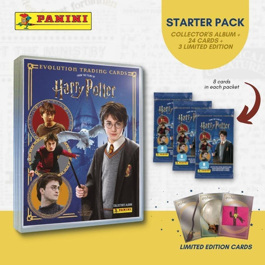 Panini Harry Potter Evolution Trading Cards 24 CARDS +3 LIMITED EDITION CARDS - Australian Empire Shop