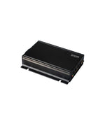 Snom office phone system device with Ethernet ports and indicator lights