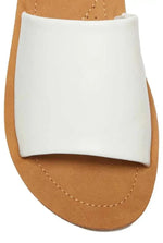 Zeroe RUSH Vegan Comfort Footbed Platform Slides white - Australian Empire Shop